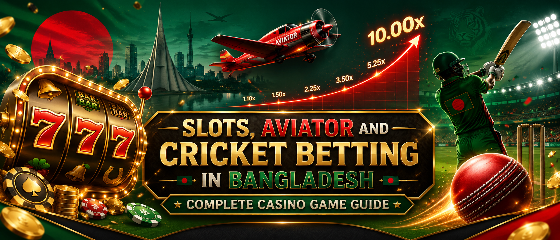 Slots, Aviator and Cricket Betting in Bangladesh: Complete Casino Game Guide